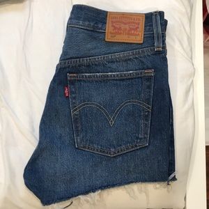 Levi’s 501 high rise shorts NWOT